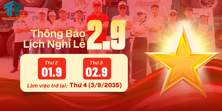 THÔNG BÁO NGHỈ LỄ 2/9 NĂM 2025 - KỈ NIỆM 80 NĂM QUỐC KHÁNH NƯỚC CỘNG HOÀ XÃ HỘI CHỦ NGHĨA VIỆT NAM