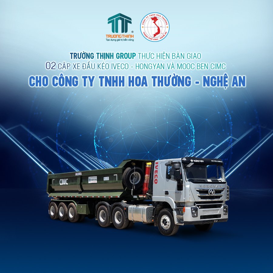 XE ĐẦU KÉO IVECO – HONGYAN VÀ MOOC BEN CIMC “CẶP ĐÔI HOÀN HẢO” CHO CÁC CÔNG TY XÂY DỰNG