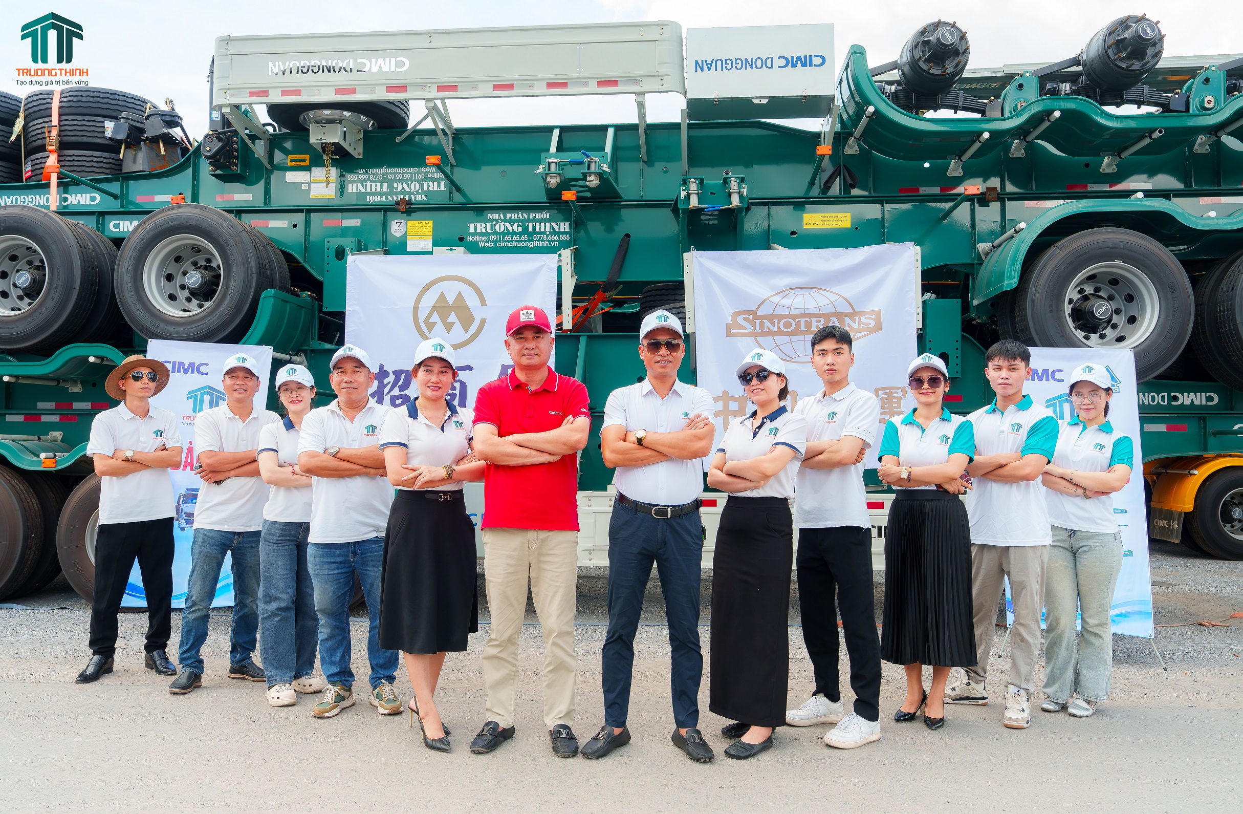 HẢI PHÒNG - LỄ BÀN GIAO LÔ 20 SƠ MI RƠ MOOC CHO CÔNG TY TNHH SINOTRANS VIỆT NAM 